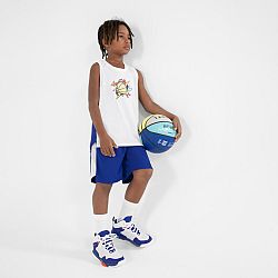 TARMAK Detské basketbalové šortky SH500 modré 7-8 r (123-130 cm)