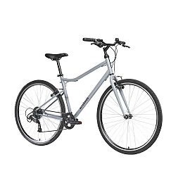 Trekingový bicykel Riverside 120 sivý šedá S