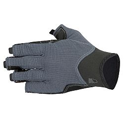 TRIBORD Bezprstové rukavice 500 na jachting tmavosivé šedá 2XL