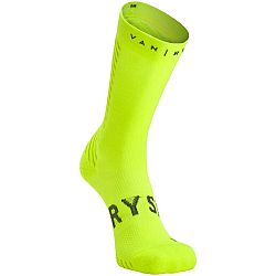VAN RYSEL Cyklistické zimné ponožky 900 žltá 39-42