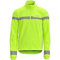 VAN RYSEL Pánska zimná cyklistická bunda s dlhým rukávom EN17353 zelená XL