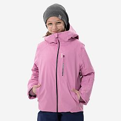 WEDZE Detská lyžiarska hrejivá a nepremokavá bunda 550 ružová ružová 6 rokov