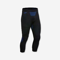 WEDZE Pánske lyžiarske spodné nohavice 580 I-Soft čierno-modré čierna XL